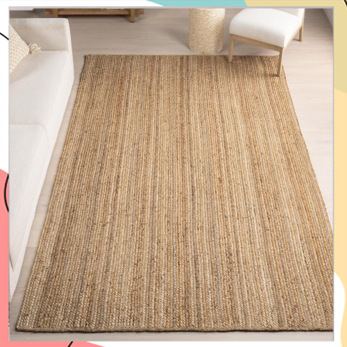 "גילי" - שטיח חבל הודי רך ובהיר באריגת צמות צפופה באיכות מעולה