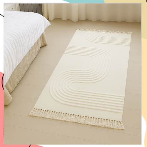 "היילו" - שטיח כותנה כביס בעיצוב נורדי עדין