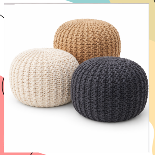 "יובל" - הדומי כותנה הודיים עגולים וסרוגים במבחר צבעים