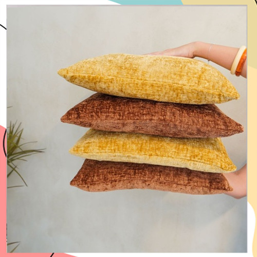 "דיאן" – קולקציית כריות נוי חלקות במראה משופשף