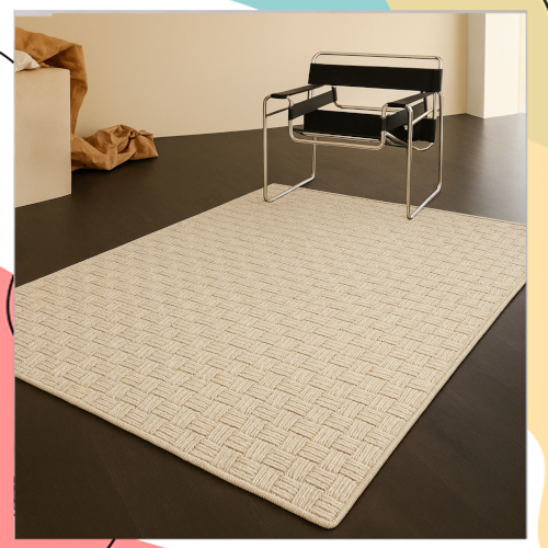 "הלסינקי" – שטיח קלוע בצבע שמנת מתאים גם לתנאי חוץ