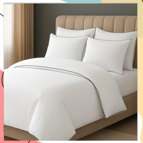 "לואיז" - מערכת מצעים סאטן אל קמט (מיקרופייבר) במגוון צבעים חלקים