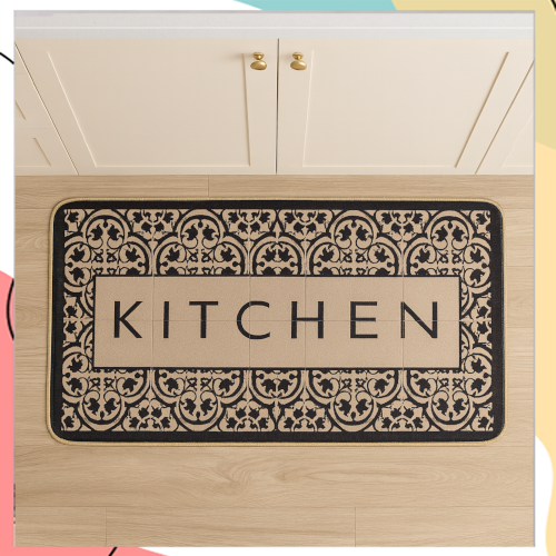 "קיטשן" - קולקציית שטיחוני מטבח PVC מעוצבים - דוחי מים ומונעי החלקה