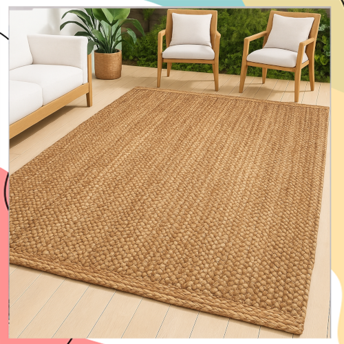 "אוורסט" - שטיח חבל עבות באריגת צמות 240*170