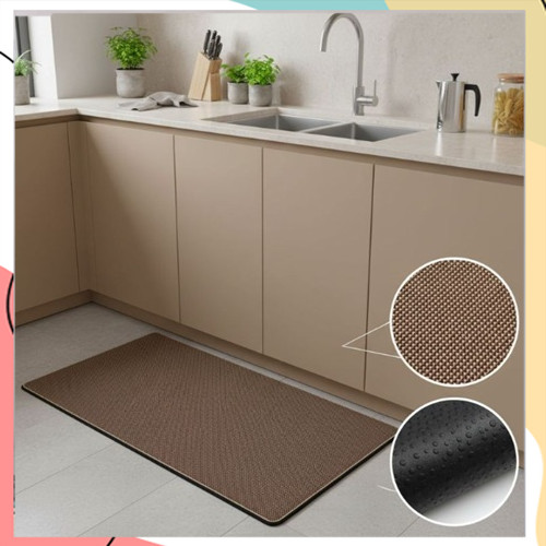 "שרלוט" - שטיחון דוחה כתמים בעל תחתית גומי נגד החלקה מבד שאניל