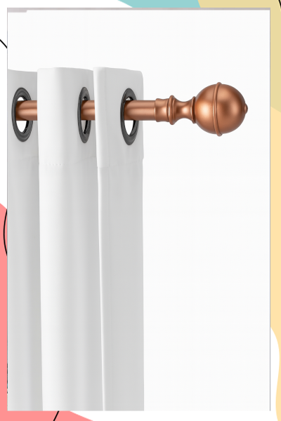 "בונדי" - מוט וילון 19 מ"מ בצבע נחושת מתכוונן טלסקופי במגוון גדלים