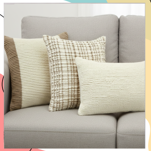 "מוניקה" - קולקציית כריות נוי מכותנה בעיצוב נורדי חמים