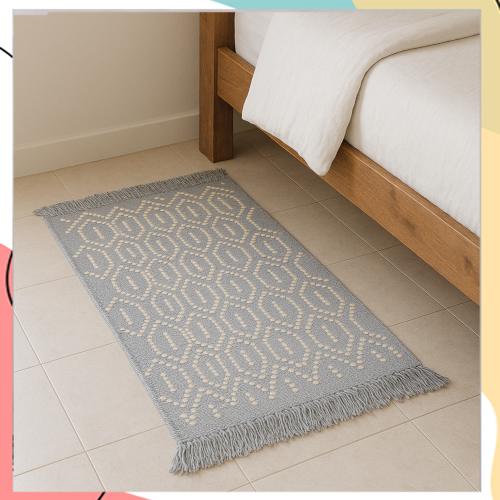 "צור" – שטיחון כותנה עדין, קליל ומפנק לכל פינה בבית | 50*80