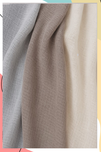 "עתי" - וילון רשת כפרי עדין שקוף ו"נשפך" בשלושה גוונים