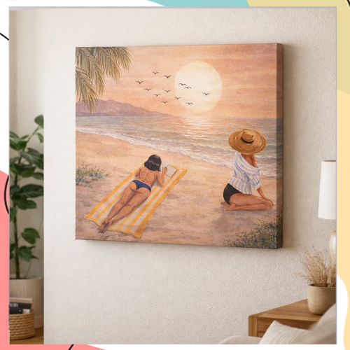 “אחיות” – יצירה דיגיטלית מודפסת על קנבס פרימיום