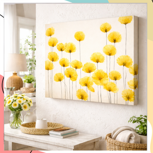 “בלום” – יצירה דיגיטלית מודפסת על קנבס פרימיום