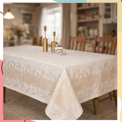 “הראל” — מפות שולחן יוקרתיות עם רקמת ג’אקרד | גם בגרסא רחבה במיוחד