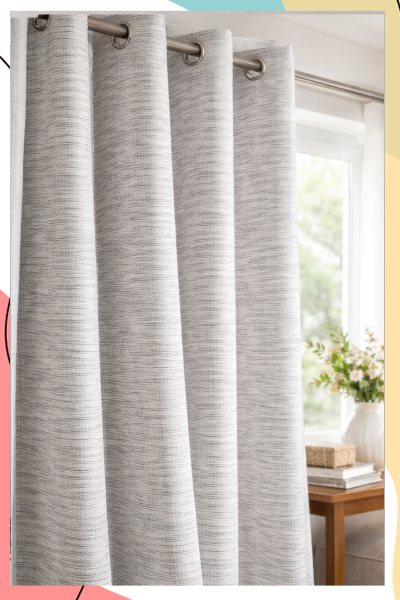 "כריס" - וילון הצללה מבד תערובת פשתן איכותי ונופל בצבעים ייחודים